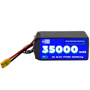 35000batteria semi-solida mah 6s